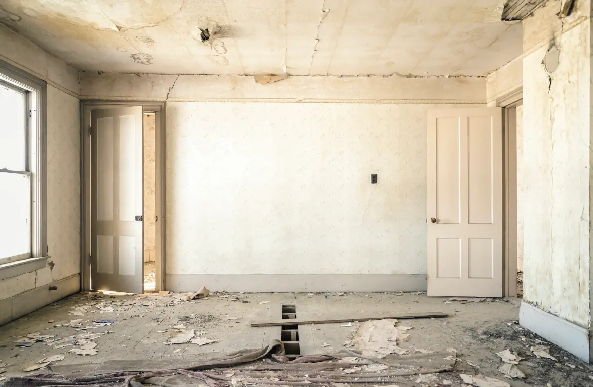 Waste disposal crew managing a cleanout project in South Hill